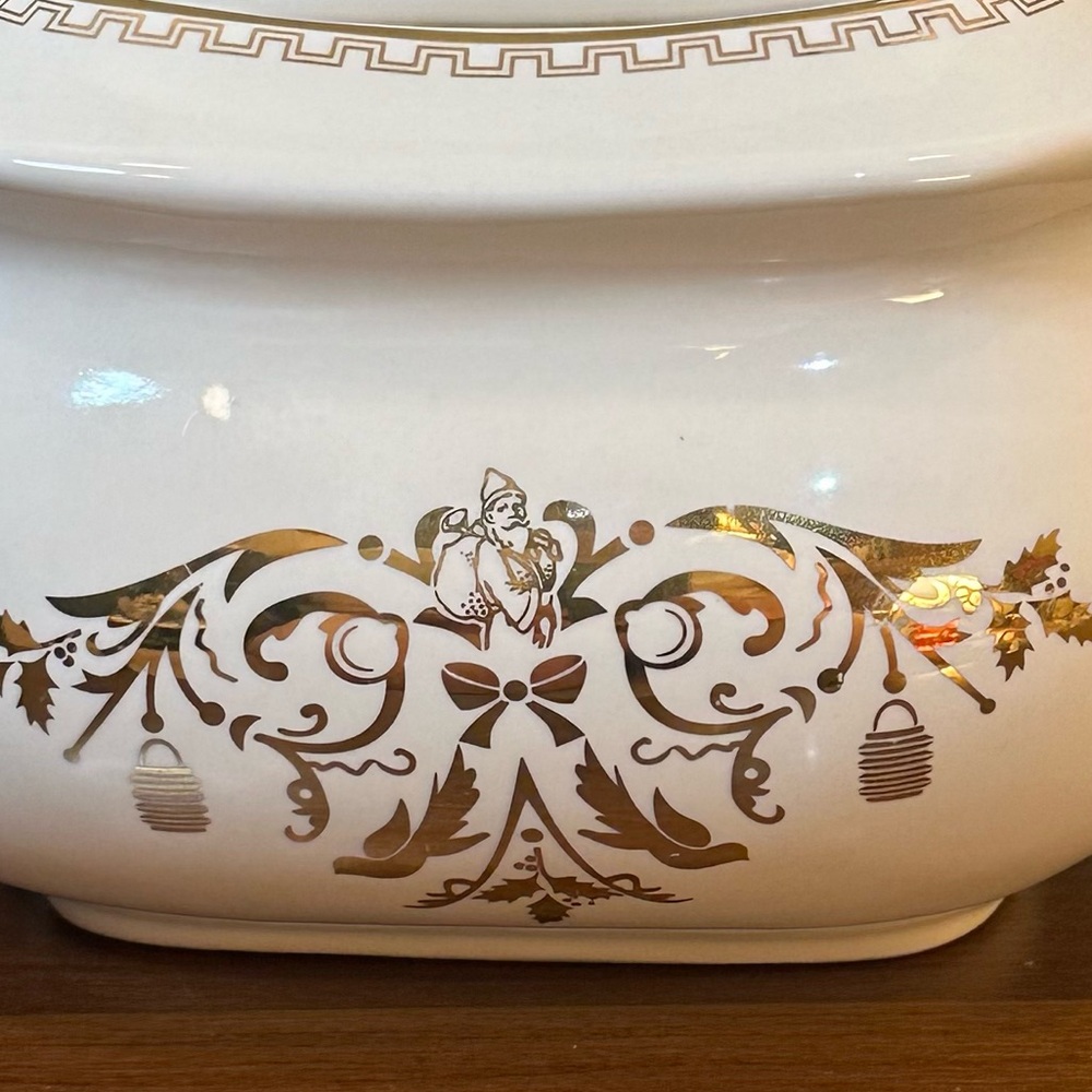 🎄🌟4xHP🌟VTG Spode of England Christmas Tree Gold Teapot - Picture 6 of 16